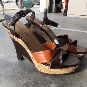 Earth tone wedges